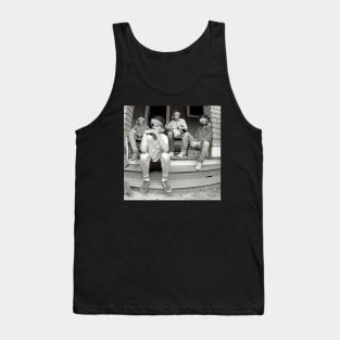 Golden Girls Christmas Black And White Tank Top